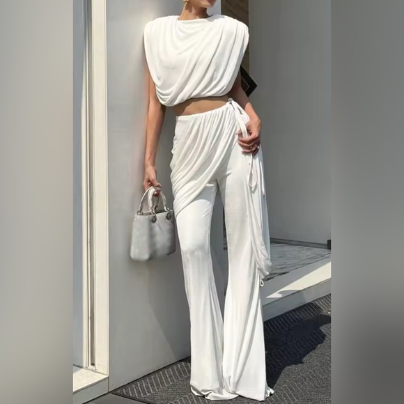 Pants - NEW $188 Denia Two Piece Set Black Women's Jumpsuit